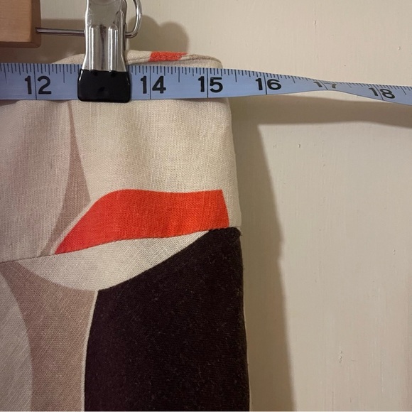Cato floral  A-Line Skirt - linen - Picture 3 of 6